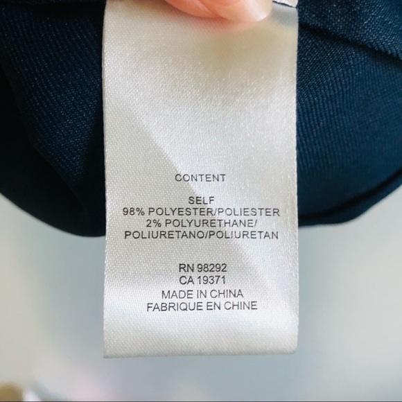 TIBI Navy Chalky Drape Wrap Top - 00 - NWT - Picture 8 of 9